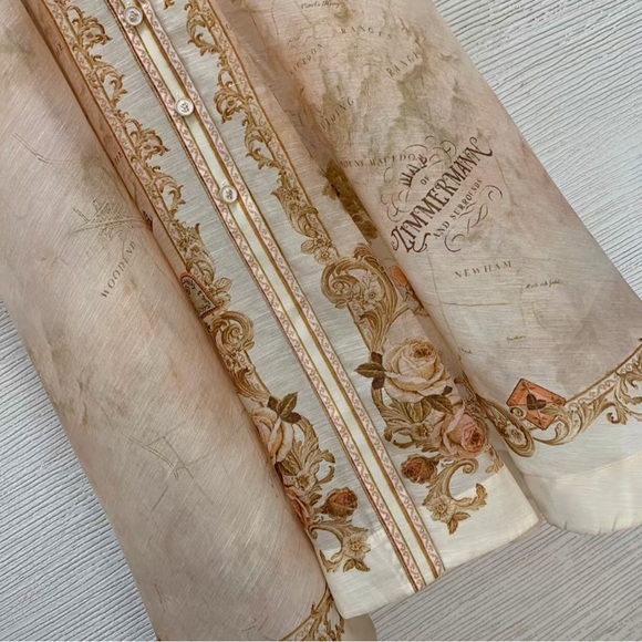 Zimmermann Memento Buttoned Mini Dress - Picture 8 of 9